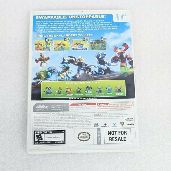 Skylanders Swap Force Nintendo Wii Game - Picture 2 of 4